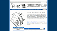 Desktop Screenshot of foreclosure.cashmanlawfirm.com