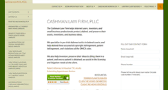 Desktop Screenshot of cashmanlawfirm.com