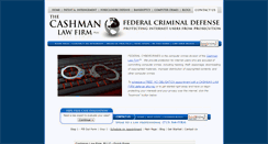 Desktop Screenshot of federalcrimes.cashmanlawfirm.com