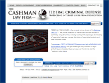 Tablet Screenshot of federalcrimes.cashmanlawfirm.com